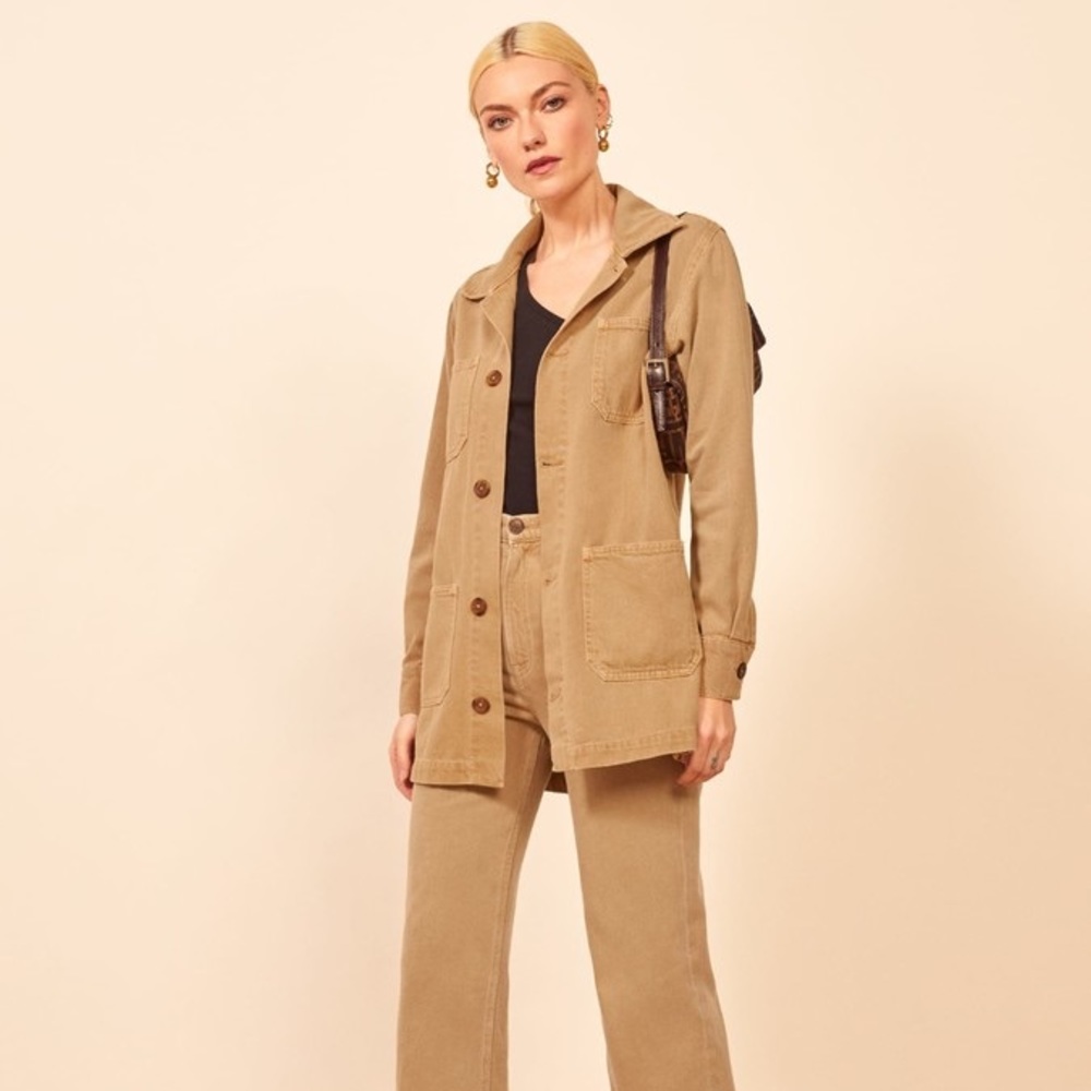 Reformation Dylan Jacket (Wheat)
